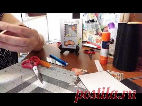 МК для новичков. Открытка "Happy Halloween "№ 8