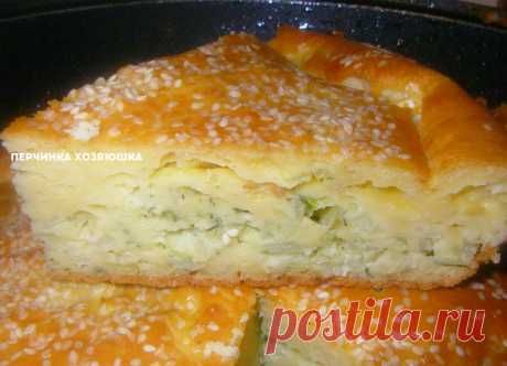 Заливной пирог с капустой - Перчинка хозяюшка