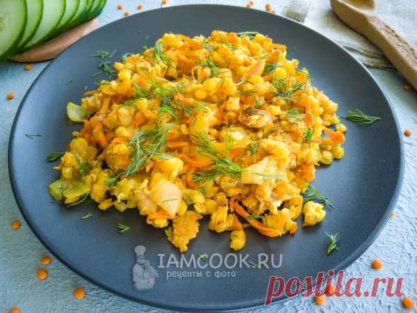 Чечевица на гарнир в мультиварке — рецепт с фото Яркий, вкусный и очень простой гарнир из чечевицы.