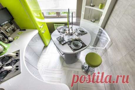 Стильная угловая кухня в стиле хай-тек | Наш уютный дом