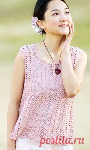 Безрукавка крючком