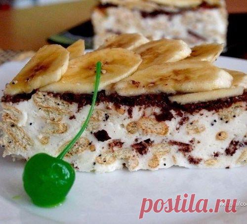 Сметанный торт из крекера