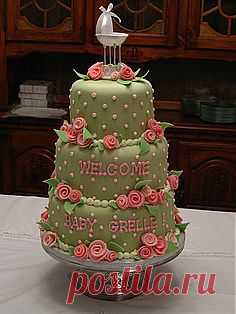 Quilted baby shower cake | Cake