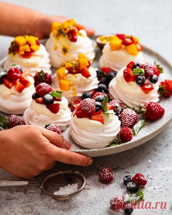 Mini Pavlovas - RecipeTin Eats