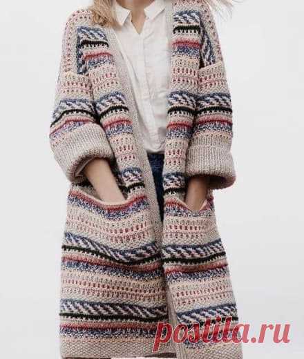 Кардиган спицами элен и все все все яндекс