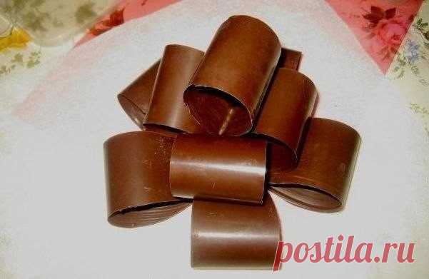 ШОКОЛАДНЫЙ БАНТ ДЛЯ ТОРТА - Еда и кулинария - Фабрика идей - Женское хобби