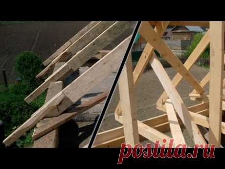 Крепление стропил к мауэрлату - Строй Гуру