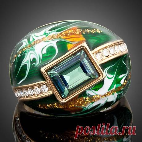 А это кольцо очень подходит к предыдущему браслету. Продаётся в магазине "Айседора".