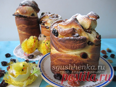 Кулич Краффин - новый пошаговый рецепт Пасхального кулича