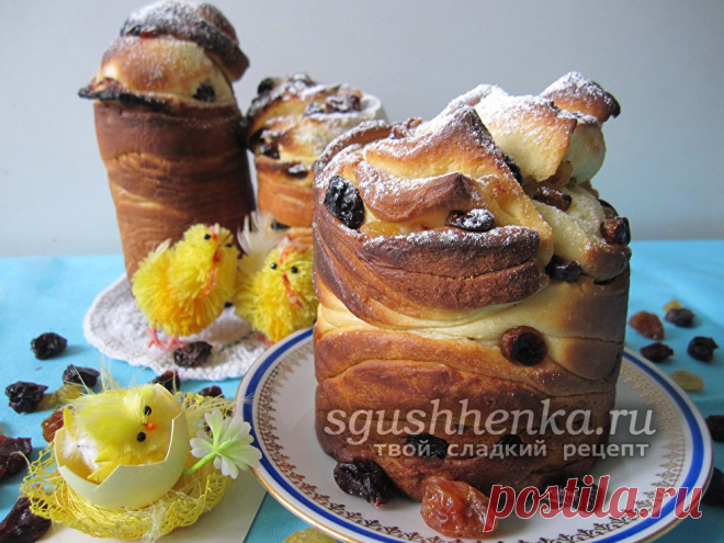 Кулич Краффин - новый пошаговый рецепт Пасхального кулича