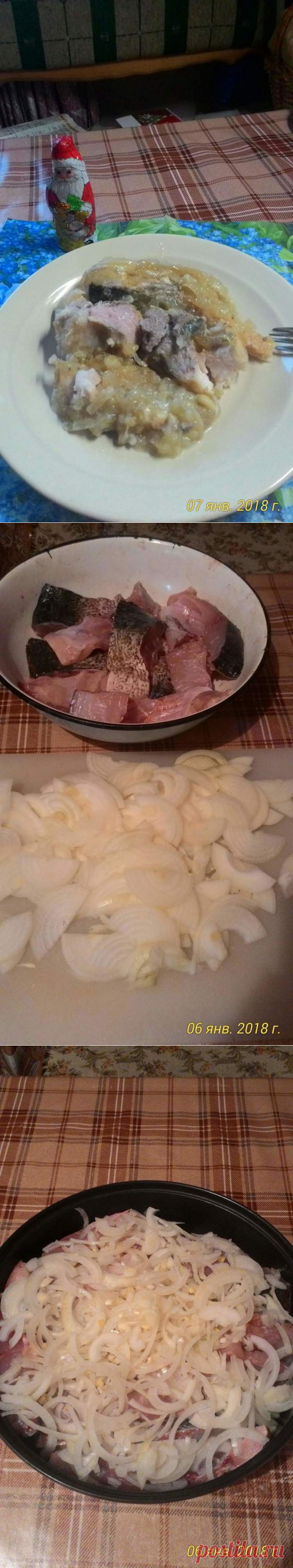 Толстолобик в луковой шубе - Простые рецепты Овкусе.ру