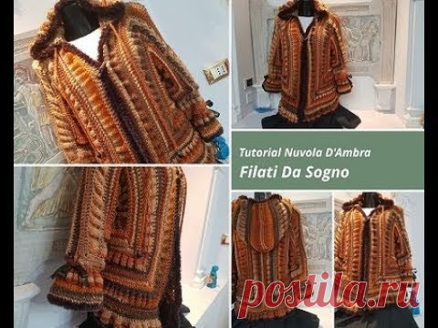 Tutorial uncinetto Giacca/Cardigan Nuvola D'Ambra Seconda Parte