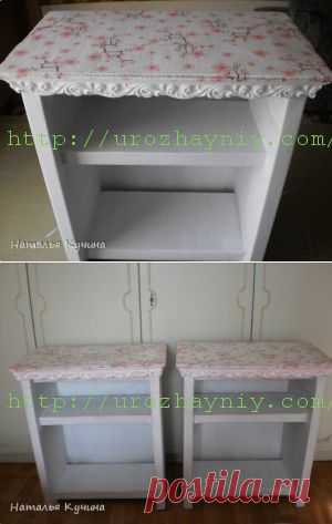 Тумбочка из картона