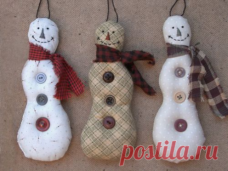 Елочные украшения и игрушки своими руками