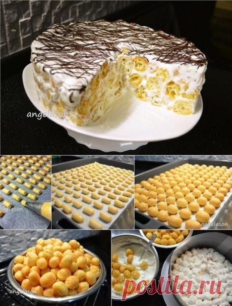 Торт &quot;Дамские пальчики&quot; (еще один вариант формовки самих &quot;пальчиков&quot;)