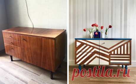 Обновить старую мебель своими руками: 10 вдохновляющих примеров ЦИАН - статья о недвижимости от 2021-08-06 - Обновить старую мебель своими руками: 10 вдохновляющих примеров