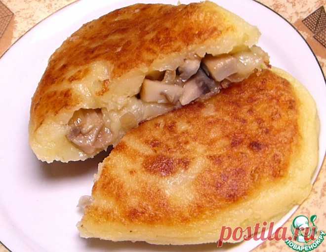 Постные зразы с грибами – кулинарный рецепт