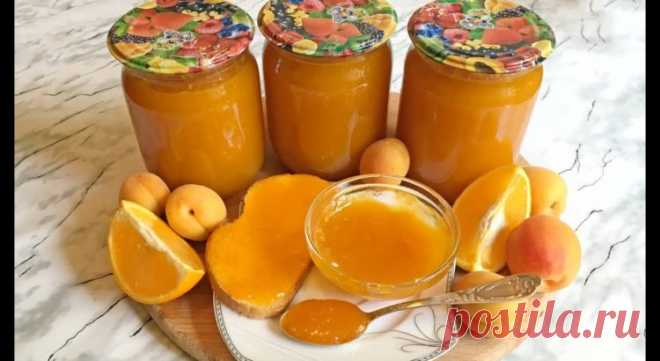 Густой и очень вкусный джем из абрикосов с апельсинами — Мир интересного