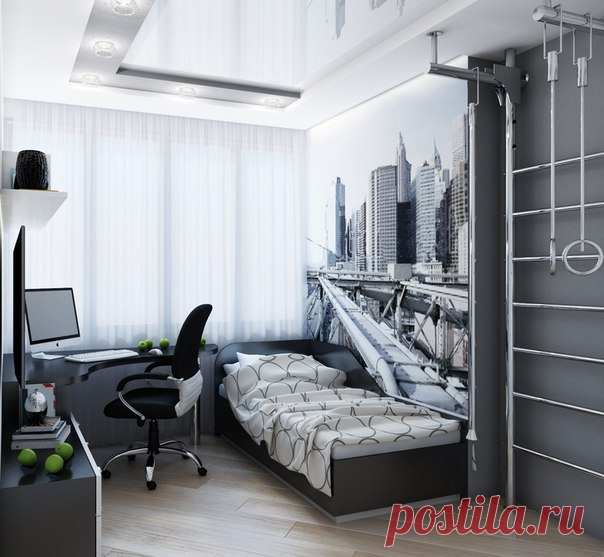 Комната для мальчика-подростка 9 кв.м.