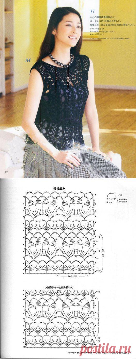 Красота неописуемая крючком на лето