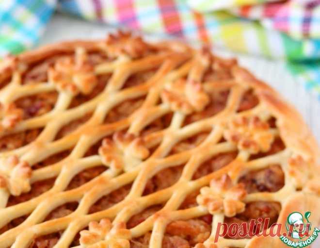 Бездрожжевой пирог с тушенкой и картофелем – кулинарный рецепт