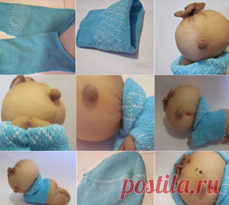 Милые пупсы из капроновых носков: забавная игрушка за один вечер! | Тысяча и одна идея