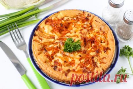 Шарлотка с капустой - Великий повар - пошаговые фоторецепты