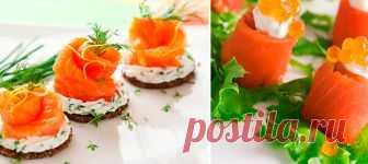 Изысканная закуска из семги