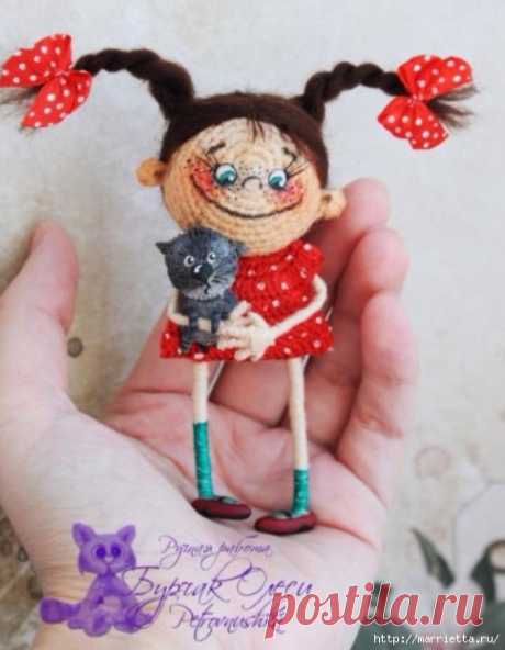 Куколка Веснянка амигуруми. Вязание крючком