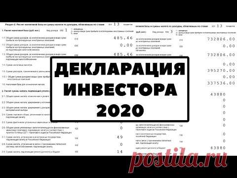 🚩Как подать налоговую декларацию за 2020 год: Interactive Brokers (налоги с дивидендов)