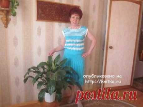 Летний костюм, связанный спицами, Вязание для женщин