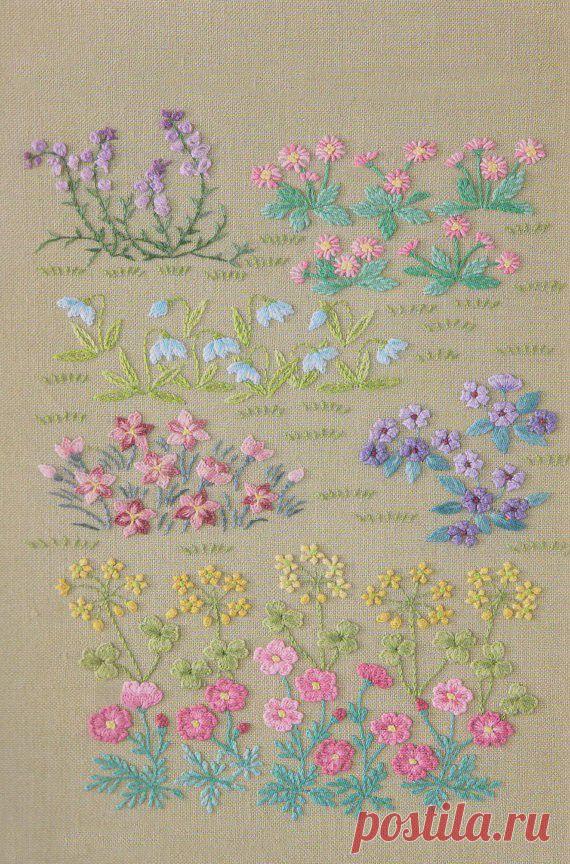 刺绣花@杨小序采集到绣(100图)_花瓣