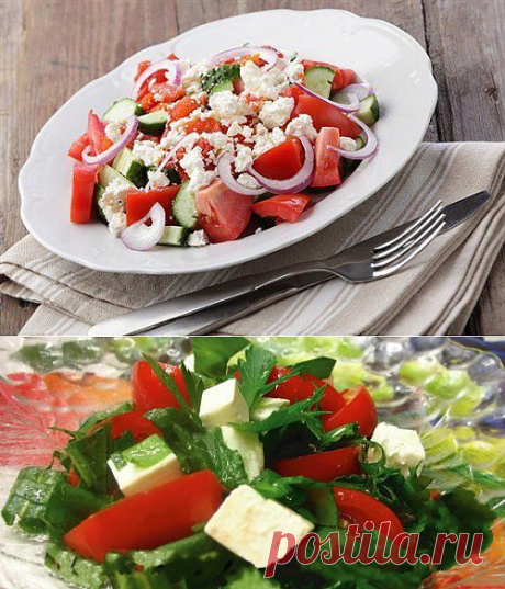 Простые салаты с брынзой: готовим вкусно и быстро! / Простые рецепты