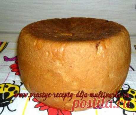 Сдобный хлеб с изюмом в мультиварке