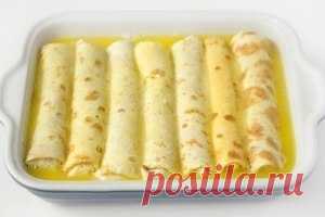 яичные рулетики с мясной начинкой - отличный завтрак!