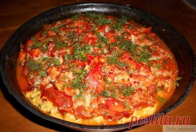 Белково-овощная запеканка с курогрудкой и творогом - 100 ккал/100 г. Сытно, вкусно, калорий немного, и выглядит классно!