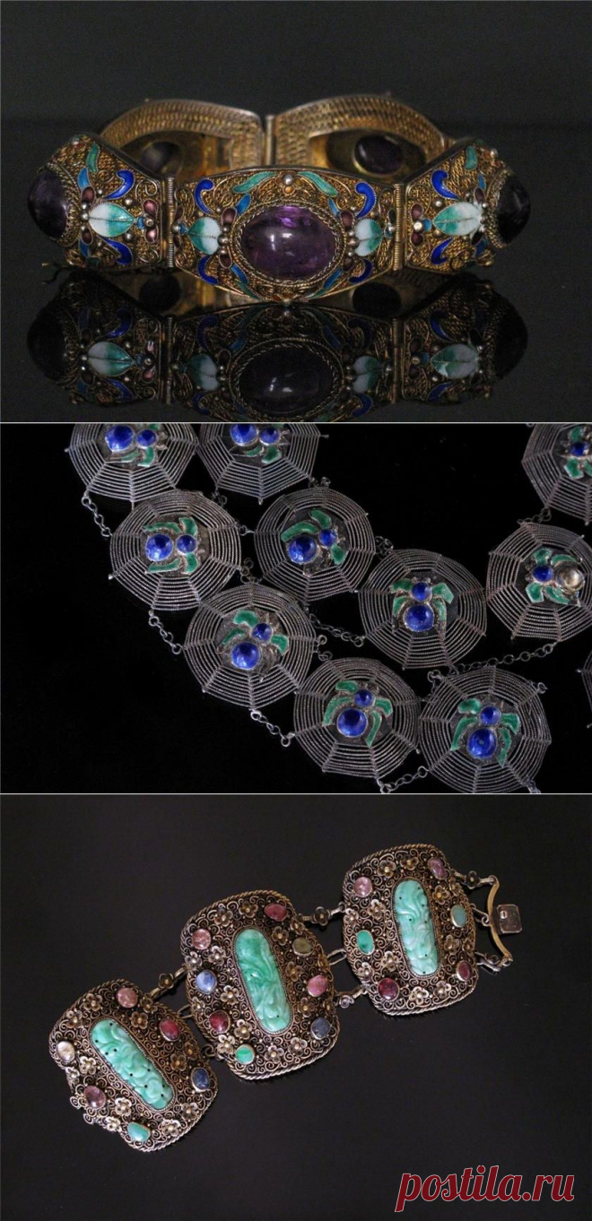 Chinese Silver Enamel (2)| Китайское ювелирное искусство 19 в.