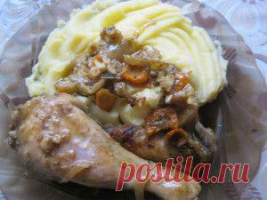 Курица с яблоками в рукаве | 4vkusa.ru