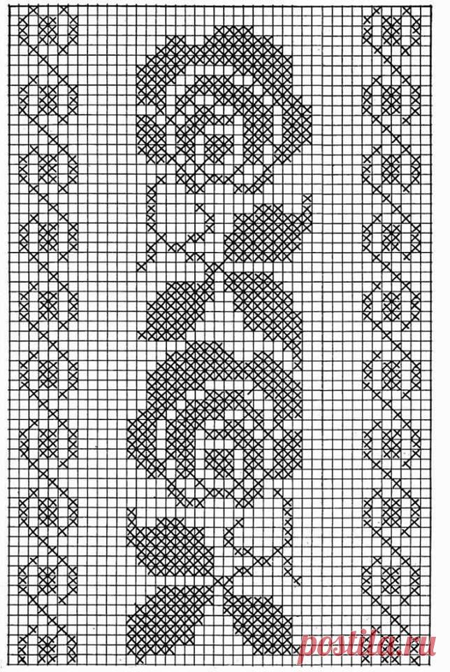 ​Филейные схемы Филейные схемыФилейные схемы очень многогранны.Они могут быть использованы как для вышивки крестом, так и для жаккарда.И это помимо филейной вязки.