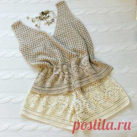 #топкрючком
#шортыкрючком
#филейноевязание
