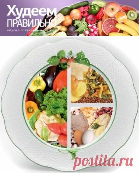 Худеем правильно - Модель тарелки по Системе &quot;Худеем правильно&quot;