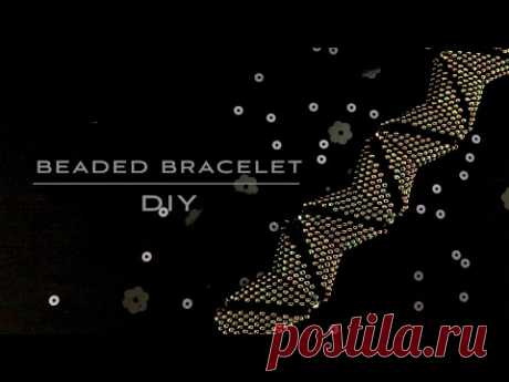 Beaded bracelet tutorial 🐍🎄 #diy #tutorial #bracelet #beadwork (2024)