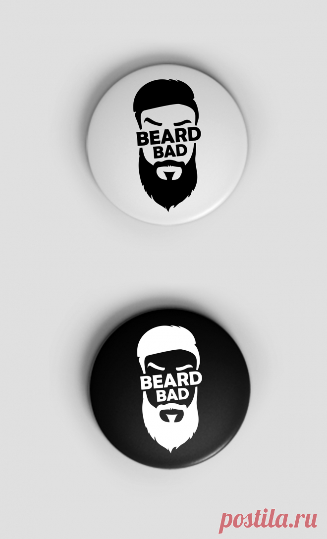 Beard Bad Logo Design on Behance