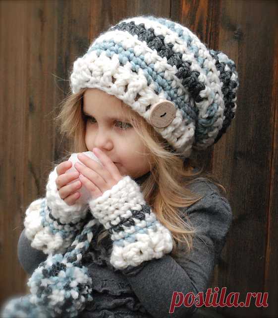 Ravelry: Feyona Cap/Mitt Set pattern by Heidi May