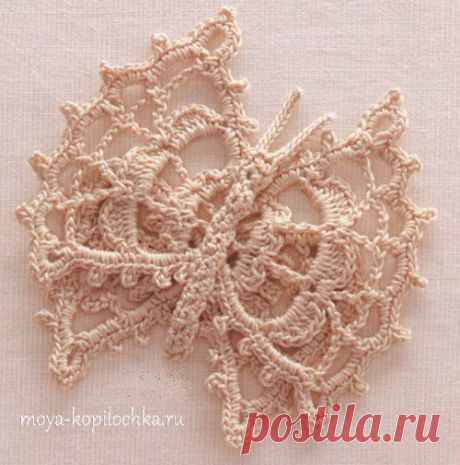 Коллекция мотивов для ирландского кружева из японского журнала Irish Crochet Lace