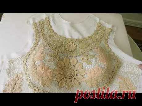 Урок по сборке платья  ,вязание крючком,.,crochet tutorial,how to crochet,crochet