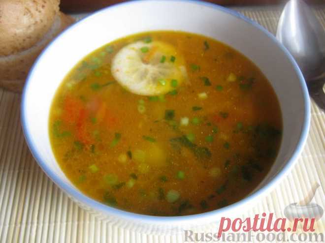 Рецепт: Суп из чечевицы с томатом на RussianFood.com