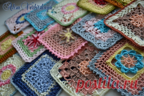 Много красивых мотивов крючком. Схемы