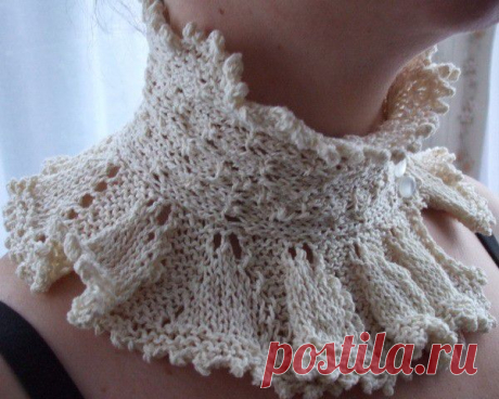 PATTERN: Edwardian Collar/Scarflette PDF pattern от PlumTreeKnits
