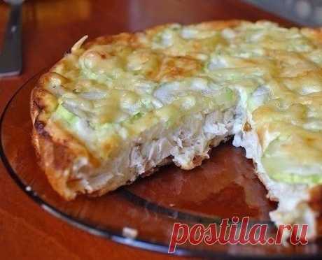 Лёгкий куриный пирог